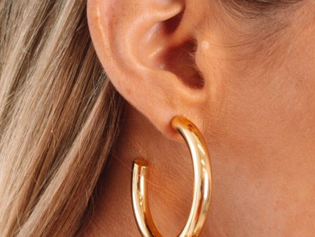 Everyday Essential Hoops - Gold Online Sale