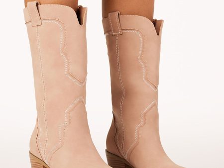 Dariel Western Boot - Orchid Nubuck - FINAL SALE Hot on Sale