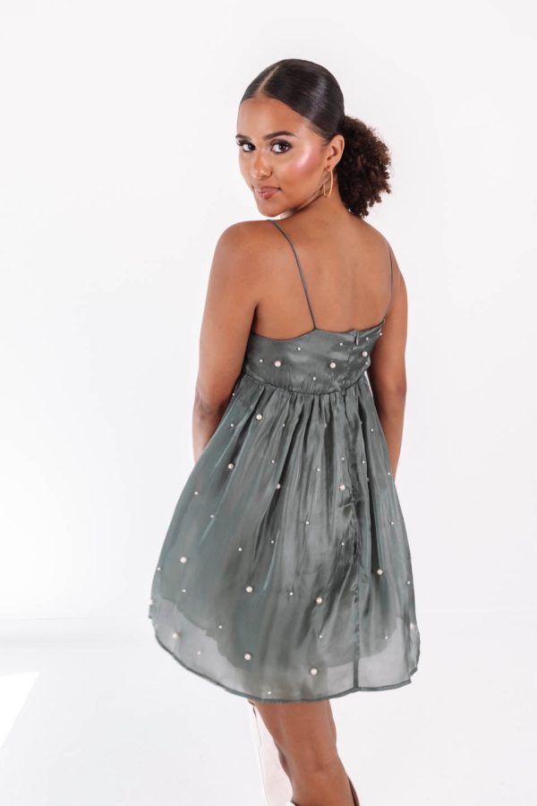 Sweet Moments Dress - Olive Hot on Sale