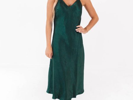 Sleigh Ride Midi Dress - Pine For Cheap