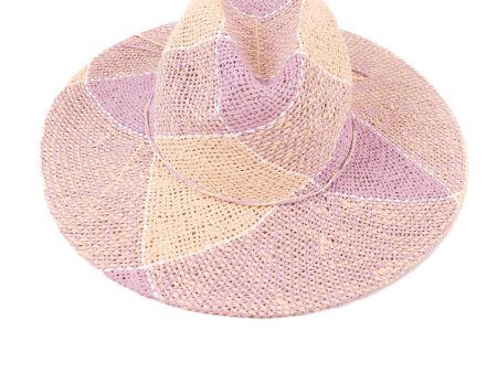 On A Pontoon Straw Hat - Purple on Sale