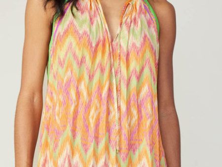 Boho Halter Neck Top - Orange Multi - FINAL SALE Hot on Sale