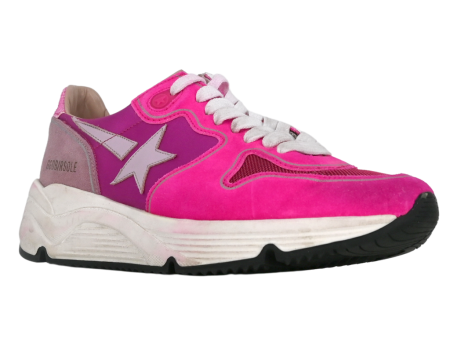 Neon Pink Running Sneakers For Discount