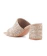 Seychelles Adapt Block Heel Mule - Taupe Raffia - FINAL SALE Discount