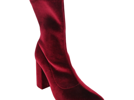 Faris Velvet Stretch Boots on Sale