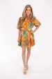 The Paloma Belted Dress - Multi Cheap