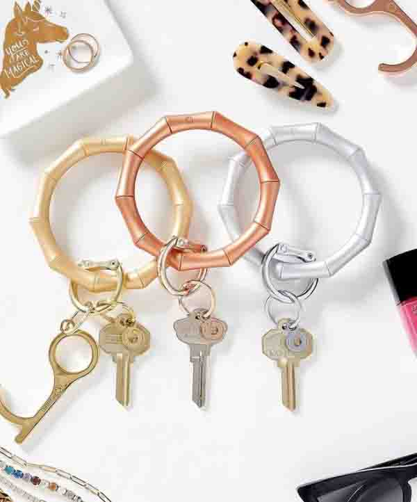 Big O Silicone Key Ring Bamboo - Quicksilver Fashion