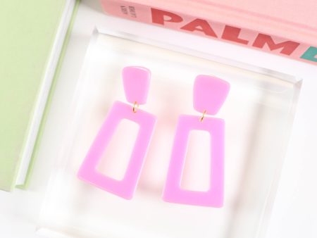 Cotton Candy Statement Earrings - Pink Online Hot Sale