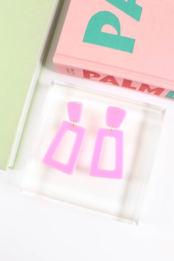 Cotton Candy Statement Earrings - Pink Online Hot Sale