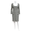 Black & White Checkered Tweed Dress Hot on Sale