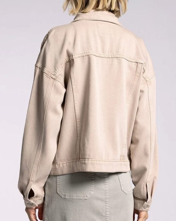 Magnolia Jacket - Washed Taupe - FINAL SALE Online Hot Sale