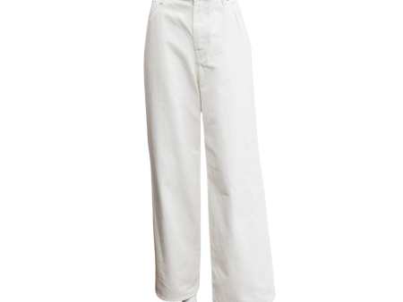 White Wide-Leg Jeans on Sale