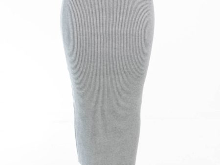 Back To Business Midi Skirt - Grey Sale