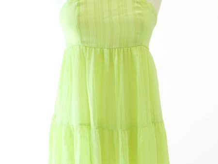 Tie Score Dress - Lime For Sale