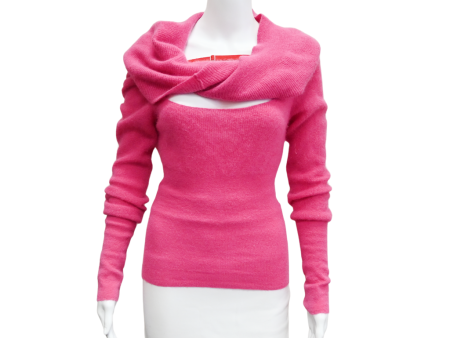 La Montagne  La Maille Ascua  Pink Knit Top For Cheap