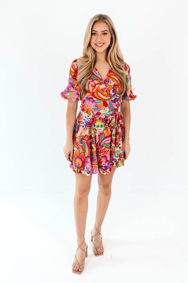 Adore Me Dress - Multi Hot on Sale