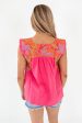 The Klara Top - Hot Pink For Sale