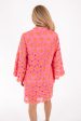 The Lele Dress - Pink Orange Hot on Sale