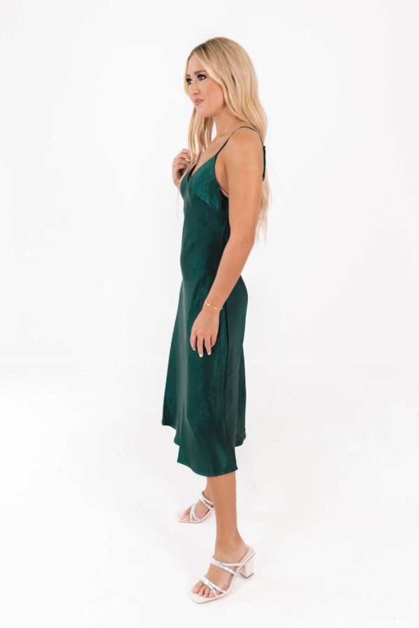 Sleigh Ride Midi Dress - Pine For Cheap