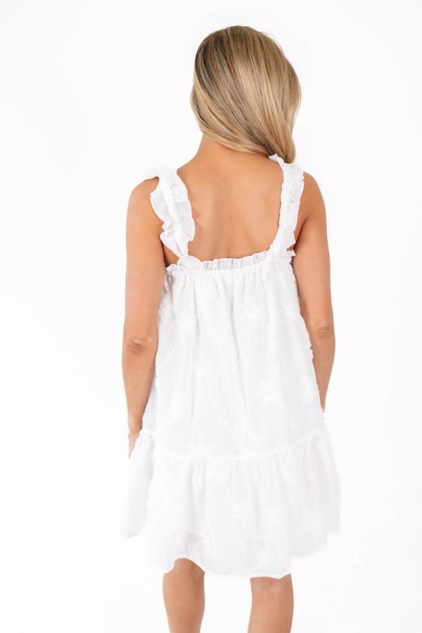 Sweet Pea Dress - Off White Hot on Sale