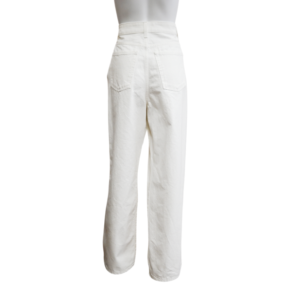 White Wide-Leg Jeans on Sale