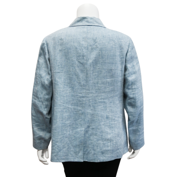 Light Blue Linen Blazer Online Sale