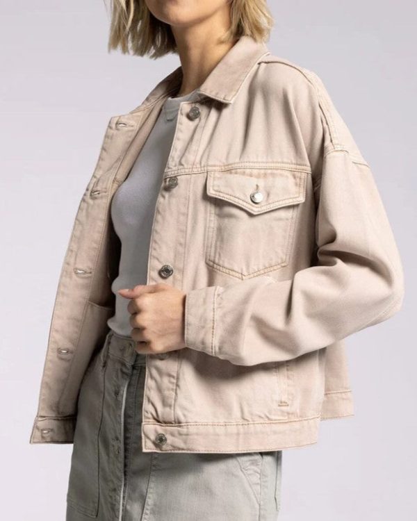 Magnolia Jacket - Washed Taupe - FINAL SALE Online Hot Sale