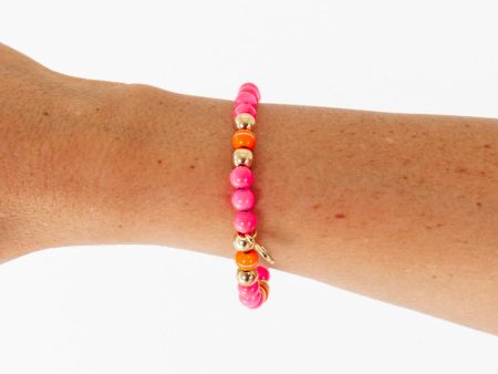 Boca Bracelet - Hot Pink Hot on Sale