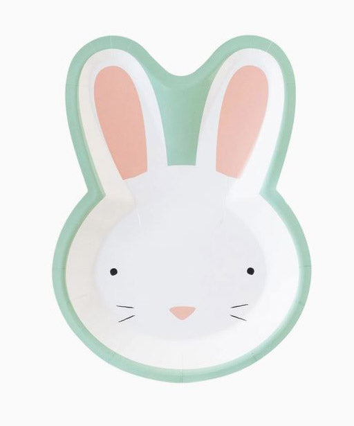 Easter Bunny Shaped Plates - Blue - FINAL SALE Sale