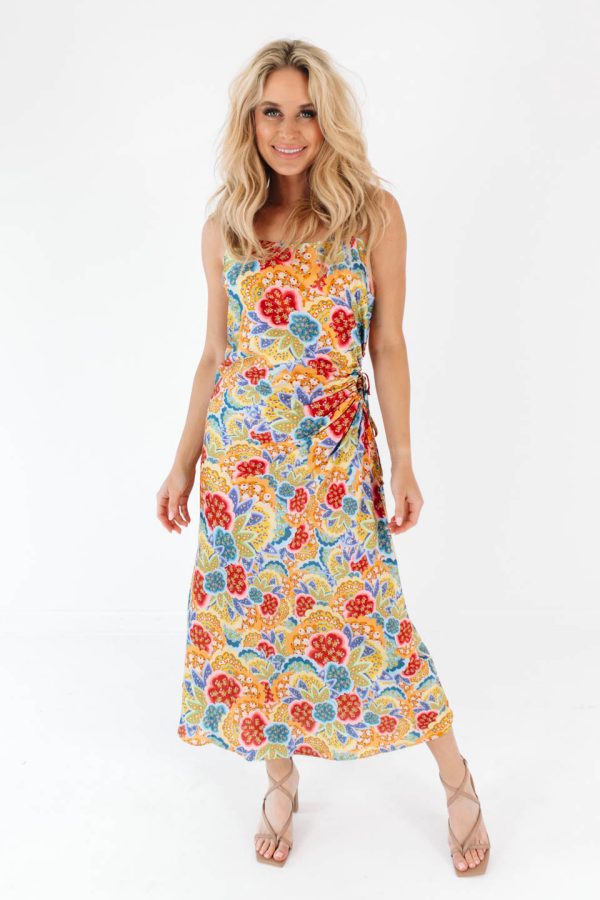 Island Vibes Midi Dress - Multi Cheap