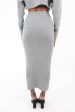 Back To Business Midi Skirt - Grey Sale