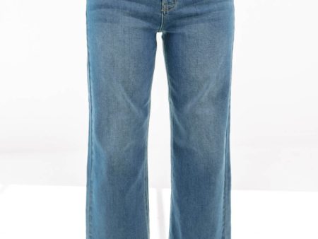 Strong Influence Wide Leg Jeans - Medium Wash Supply