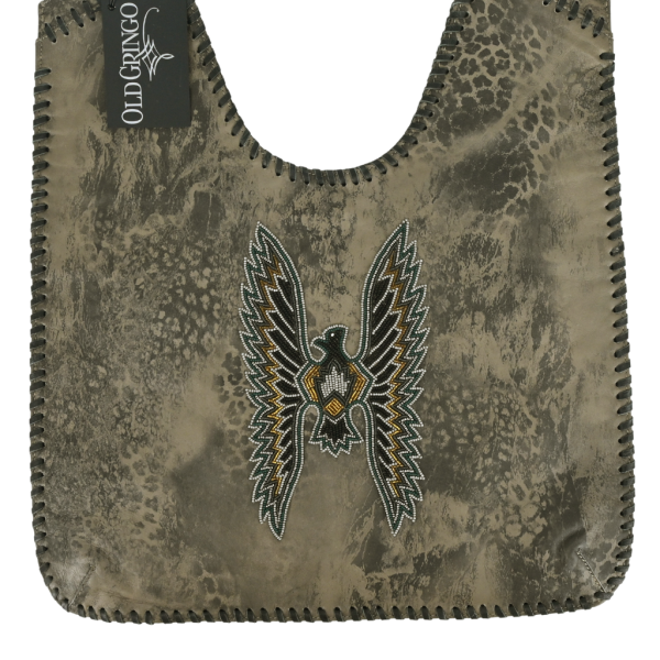 Beaded Eagle Shoulder Bag Discount