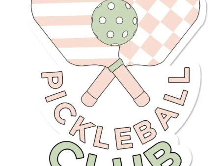 Vinyl Sticker - Pickleball Club For Cheap