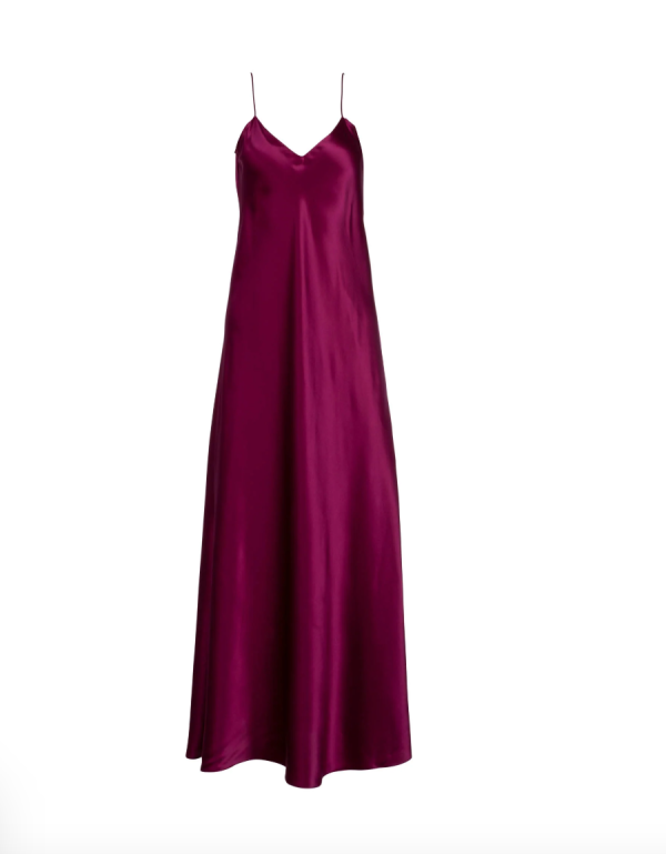 Berry Maxi Slip Dress Hot on Sale