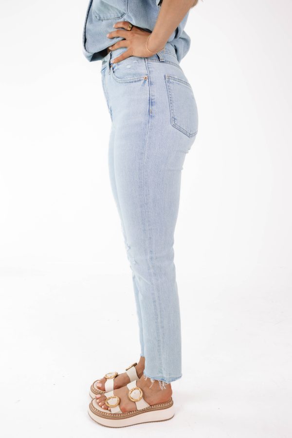 Pistola Kate High Rise Slim Straight Jeans - Monaco For Discount