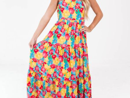 Peony Please Midi Dress - Multi Sale