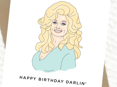 Greeting Card - Happy Birthday Darlin  For Discount