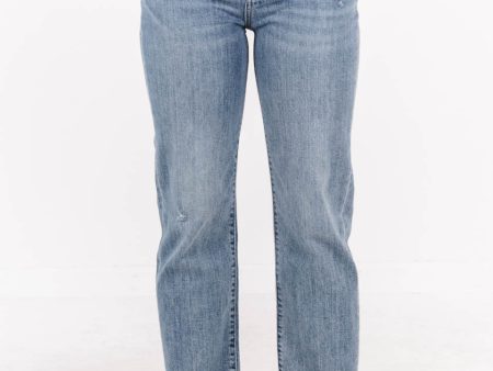 Pistola Cassie Super High Rise Straight Crop Jeans - Cambridge Supply