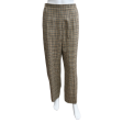 Brown Wool Checker Pant Online Sale