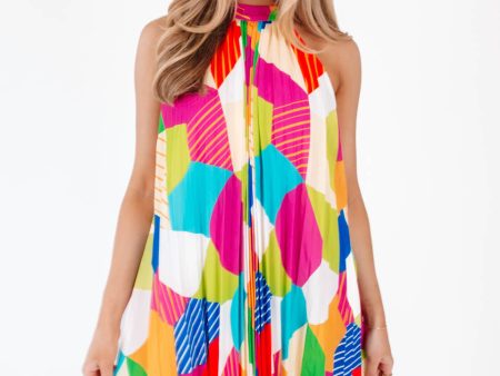 Right On Time Dress - Multi For Sale