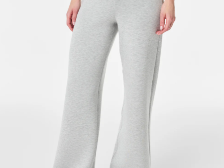 Spanx AirEssentials Wide Leg Pants - Light Heather Grey For Cheap