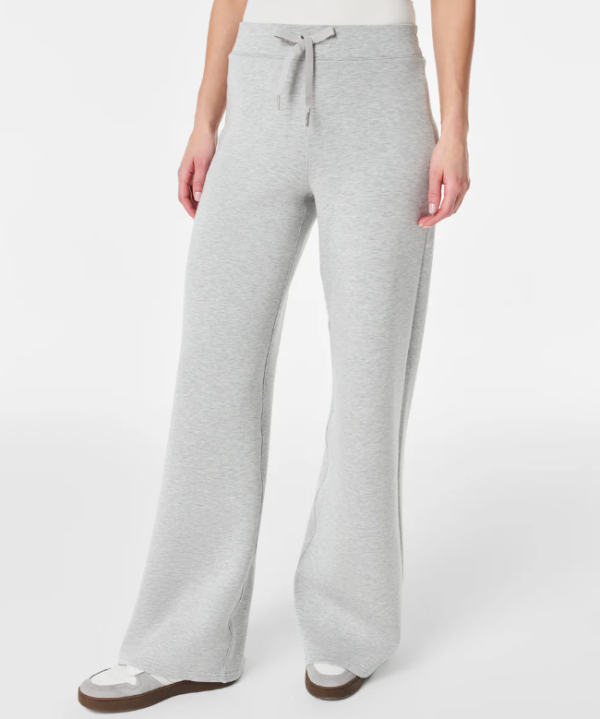 Spanx AirEssentials Wide Leg Pants - Light Heather Grey For Cheap