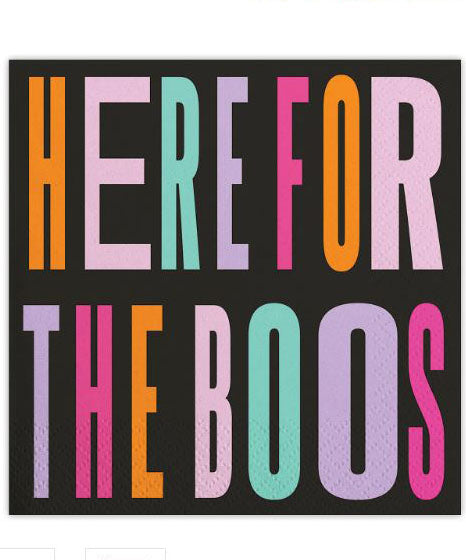 Here for the Boos Napkins - 20 count - FINAL SALE Sale