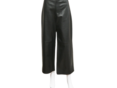 Sadie Black Leather Pants Supply