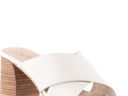 Seychelles Papaya Block Heel Mules - Off White - FINAL SALE Online Hot Sale