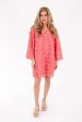 The Lele Dress - Pink Orange Hot on Sale