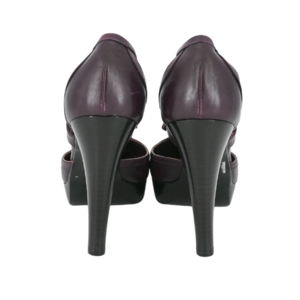 Purple Leather Pumps Online