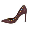 Rockstud Rolling Leather Pumps Online Hot Sale