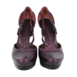 Purple Leather Pumps Online